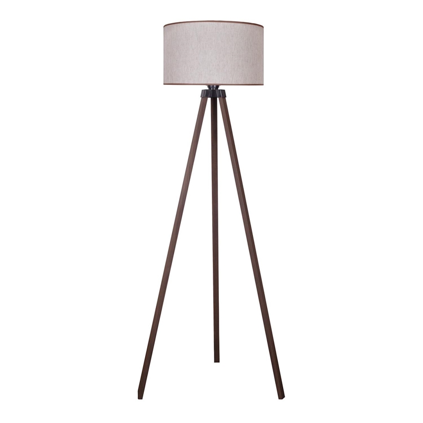 Duolla - Торшер 1xE27/60W/230V діаметр 44 см бежевий/коричневий