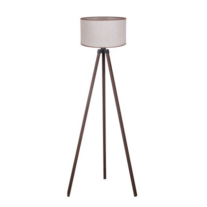 Duolla - Торшер 1xE27/60W/230V діаметр 44 см бежевий/коричневий