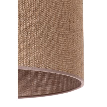 Duolla - Торшер 1xE27/60W/230V діаметр 44 см коричневий/бежевий