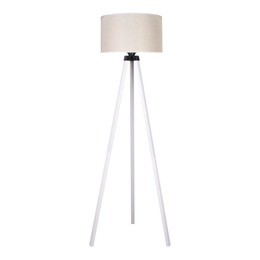 Duolla - Торшер 1xE27/60W/230V диаметр 44 см кремовый/белый