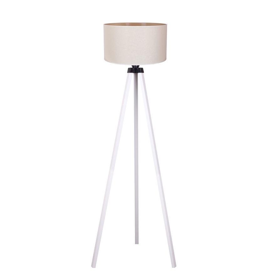 Duolla - Торшер 1xE27/60W/230V диаметр 44 см кремовый/белый
