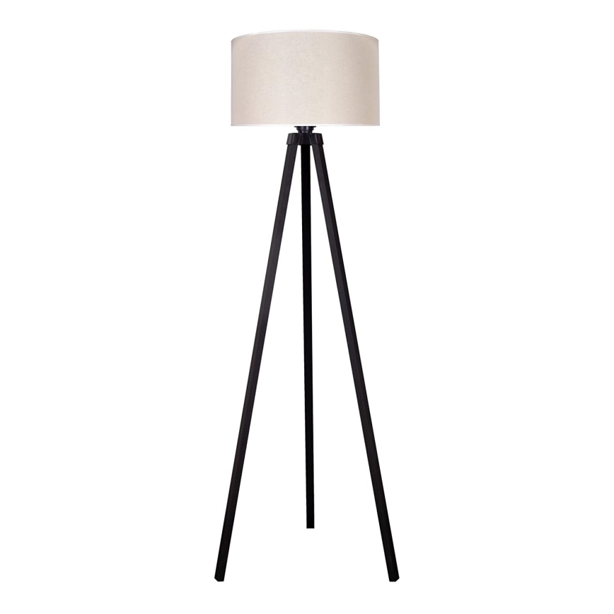 Duolla - Торшер 1xE27/60W/230V диаметр 44 см кремовый/венге