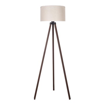 Duolla - Торшер 1xE27/60W/230V диаметр 44 см кремовый/коричневый