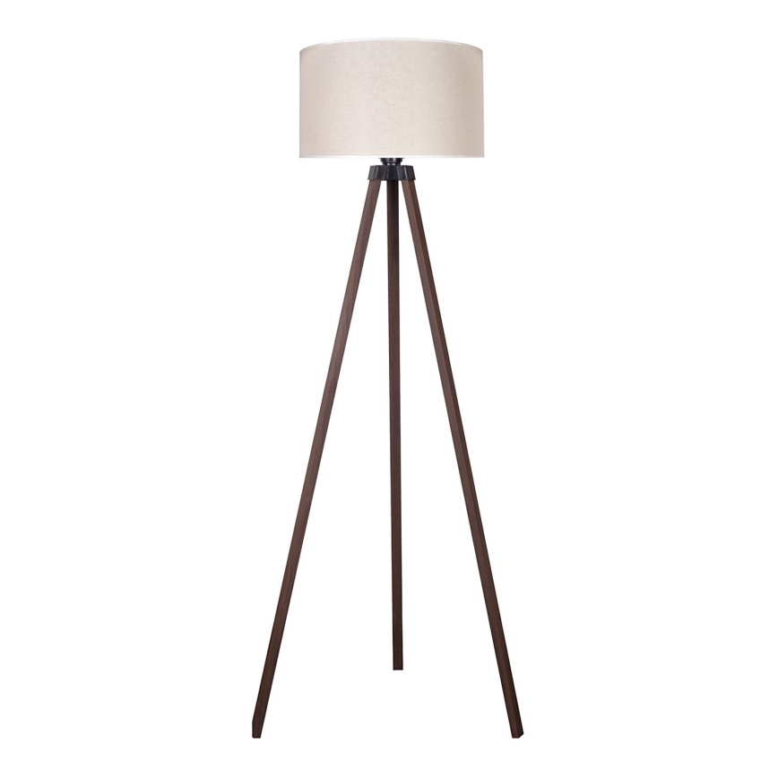 Duolla - Торшер 1xE27/60W/230V диаметр 44 см кремовый/коричневый