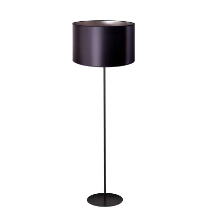 Duolla - Торшер CANNES 1xE27/15W/230V диаметр 45 см черный/серебристый