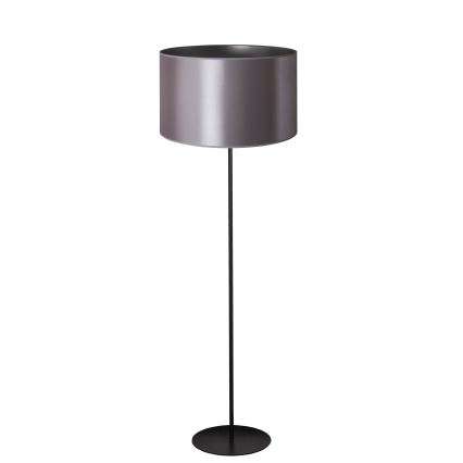 Duolla - Торшер CANNES 1xE27/15W/230V диаметр 45 см серебристый/черный