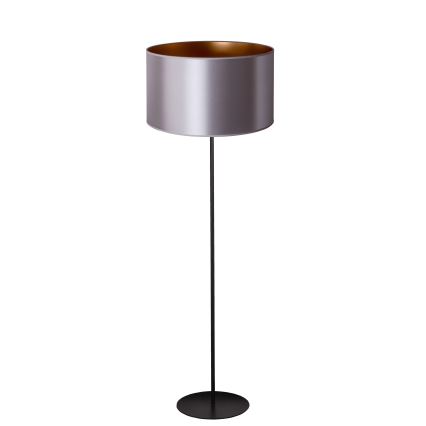 Duolla - Торшер CANNES 1xE27/15W/230V диаметр 45 см серебристый/медный/черный