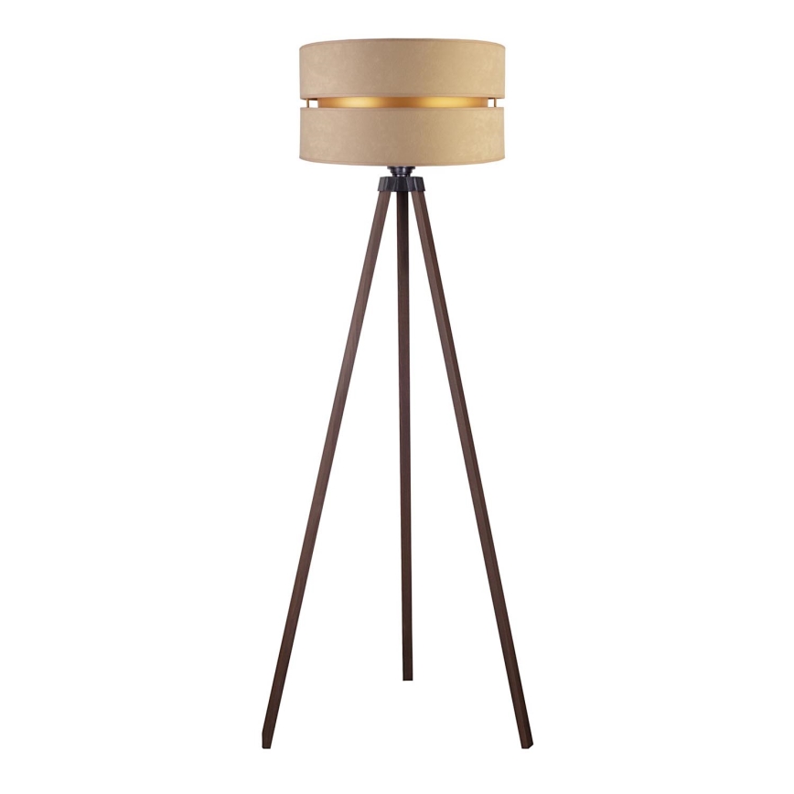 Duolla - Торшер DUO 1xE27/60W/230V діаметр 44 см бежевий/коричневий