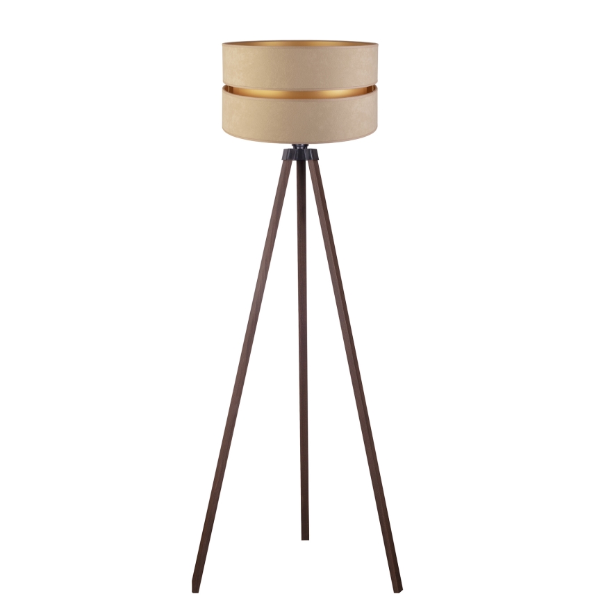 Duolla - Торшер DUO 1xE27/60W/230V діаметр 44 см бежевий/коричневий