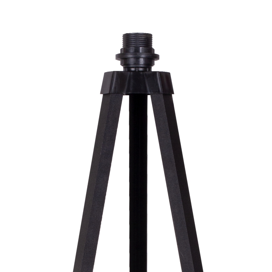 Duolla - Торшер DUO 1xE27/60W/230V діаметр 44 см чорний/венге