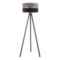 Duolla - Торшер DUO 1xE27/60W/230V диаметр 44 см серый/синий/коричневый