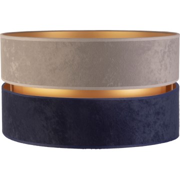 Duolla - Универсальный абажур DUO E27 пр. 40 см серый/синий/золотой