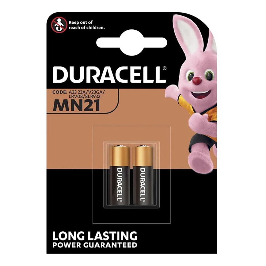 Duracell - Щелочная батарейка MN21/A23 12V 50 mAh 2 шт.