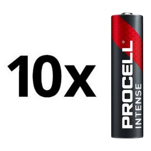 Duracell - Щелочная батарейка Procell Intense LR03/AAA 1,5V 1465 mAh 10 шт.
