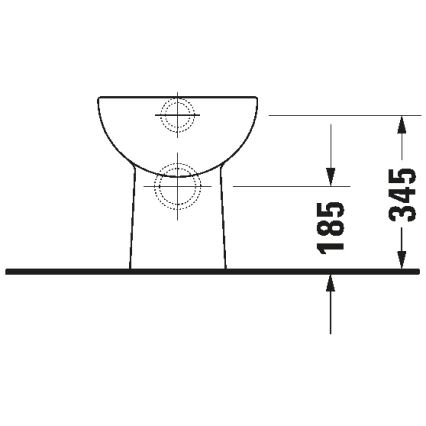 Duravit 21080900002 - підлоговий унітаз D-CODE, кераміка/білий глянець