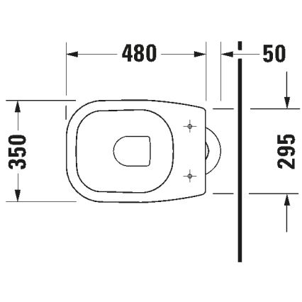 Duravit 21100100002 - Підлоговий унітаз D-CODE кераміка/глянцево-білий