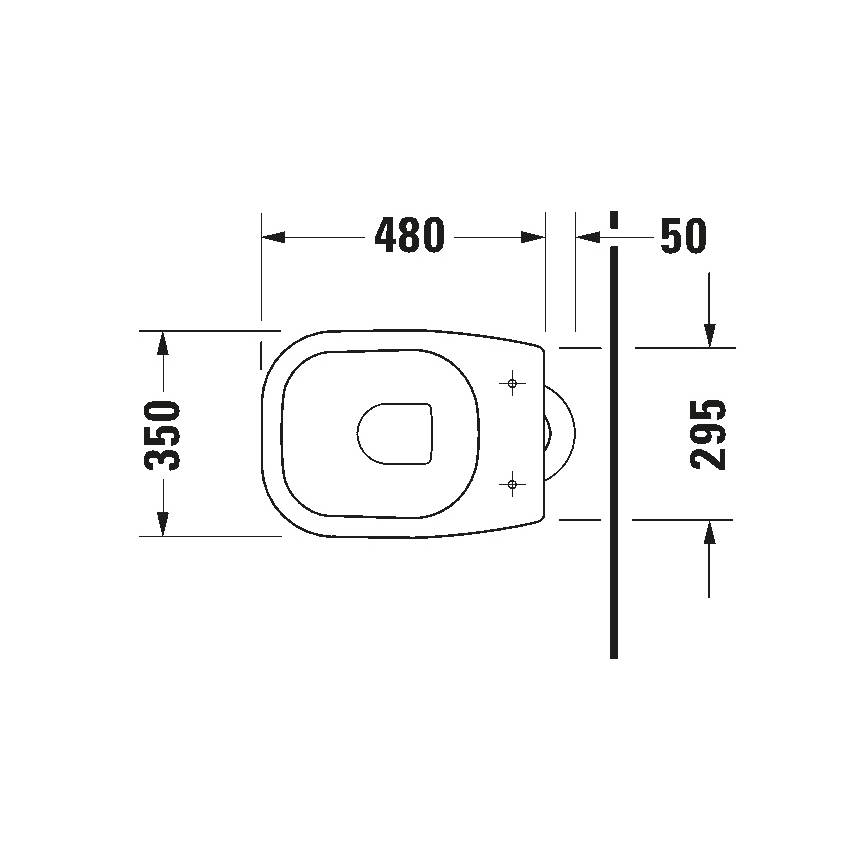 Duravit 21100100002 - Підлоговий унітаз D-CODE кераміка/глянцево-білий