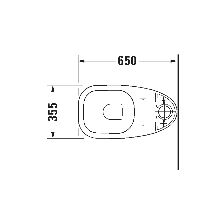 Duravit 21110900002 - компактный унитаз D-CODE керамика/белый глянец