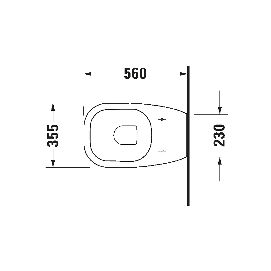 Duravit 21150900002 - Напольный унитаз D-CODE керамика/глянцевый белый
