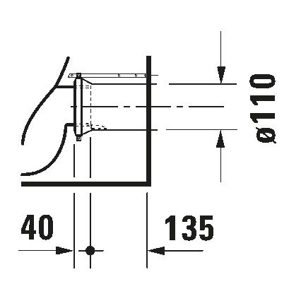 Duravit 21150900002 - Підлоговий унітаз D-CODE, кераміка/глянцевий білий