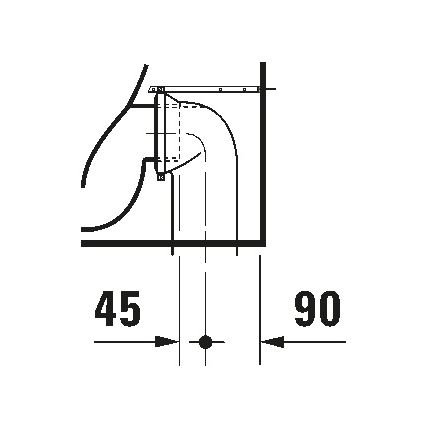 Duravit 21150900002 - Підлоговий унітаз D-CODE, кераміка/глянцевий білий