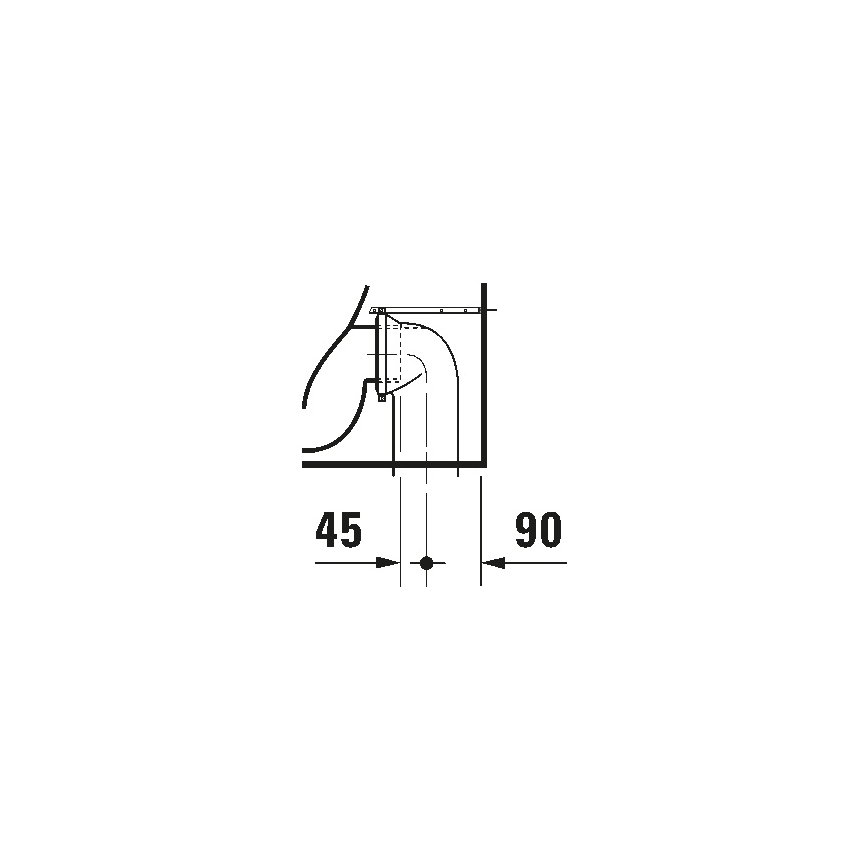 Duravit 21150900002 - Підлоговий унітаз D-CODE, кераміка/глянцевий білий