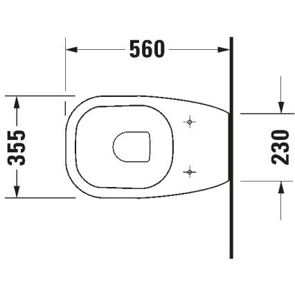Duravit 21150900002 - Підлоговий унітаз D-CODE, кераміка/глянцевий білий