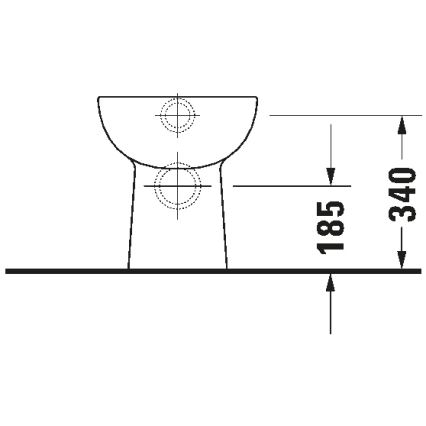 Duravit 21150900002 - Підлоговий унітаз D-CODE, кераміка/глянцевий білий