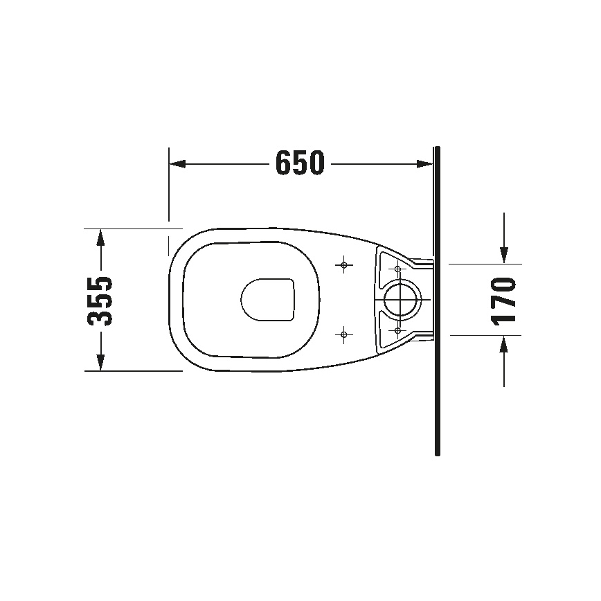 Duravit 21180900002 - унитаз-компакт D-CODE керамика/глянцевый белый