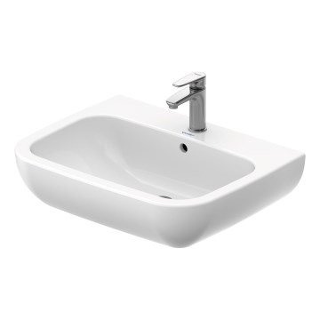 Duravit 23106500002 - Навесная раковина D-CODE 65x50 см, керамика, глянцево-белая
