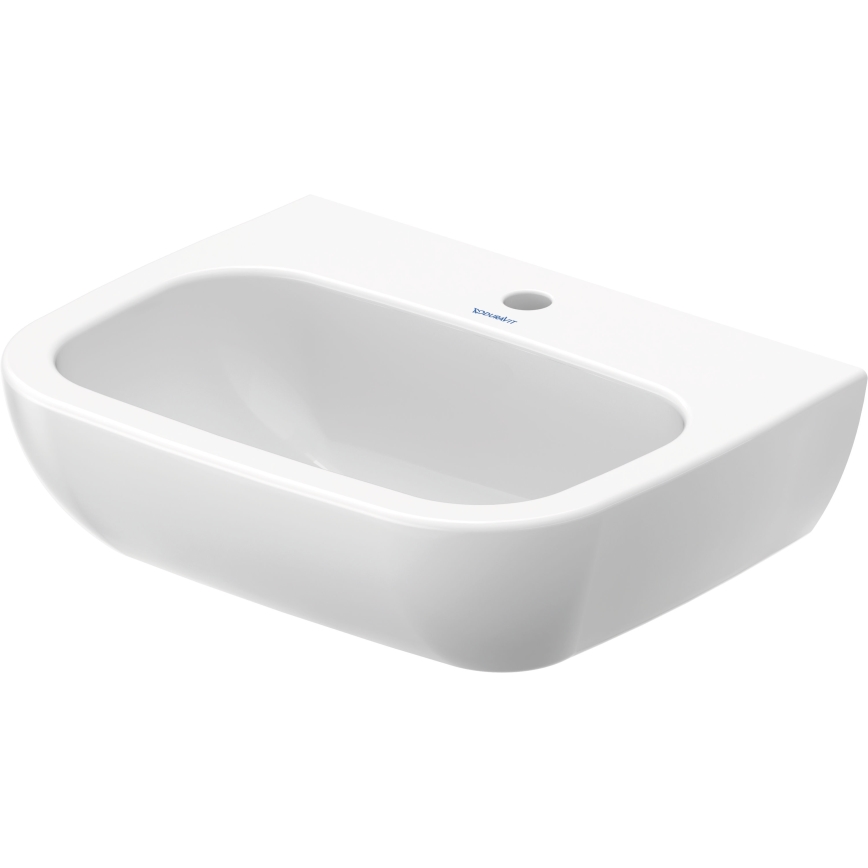 Duravit 23115500002 - Навесной умывальник D-CODE 55×43 см, керамика, глянцевый белый