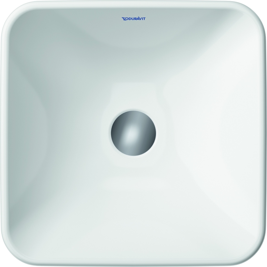 Duravit 2397400070 - Накладний умивальник D-NEO 40x40 см кераміка/глянцева біла