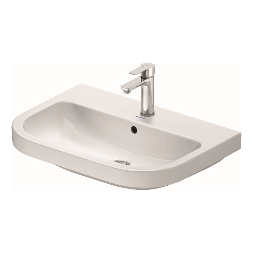Duravit 23986500002 - Підвісна раковина D-CODE 65x46 см, кераміка/білий глянець