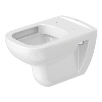 Duravit 25700920002 - Подвесной безободковый унитаз D-CODE керамика/белый глянец