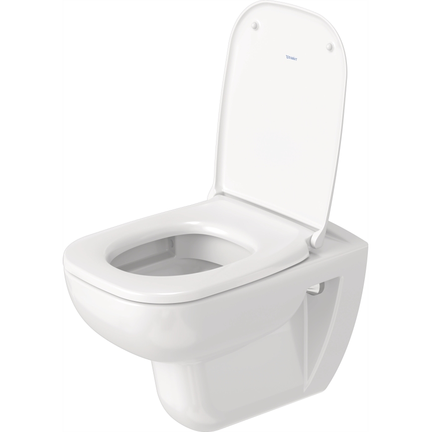 Duravit 25700920002 - Подвесной безободковый унитаз D-CODE керамика/белый глянец