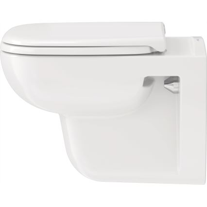 Duravit 25700920002 - Подвесной безободковый унитаз D-CODE керамика/белый глянец