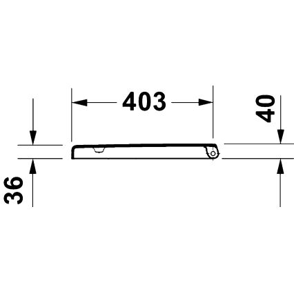 Duravit 28310000 - Сидіння для унітазу D-CODE 37,4x42 см біле