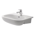 Duravit 339550000 - Вбудований умивальник D-CODE 55x44 cm кераміка/глянцевий білий
