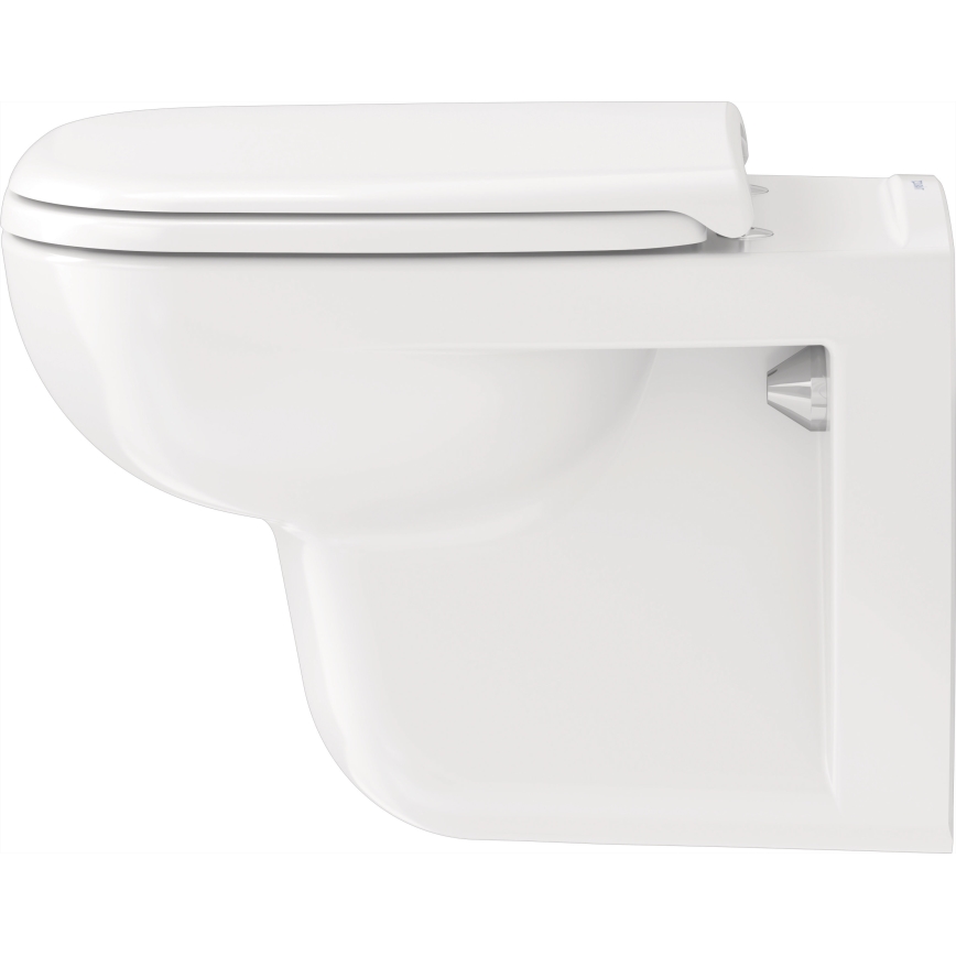 Duravit 45350900A1 - подвесной унитаз D-CODE с сиденьем SoftClose, керамика, глянцево‑белый