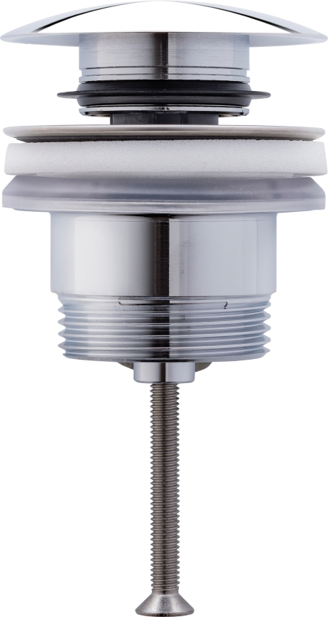 Duravit 50521000 - Нажимной слив для раковины PUSH-OPEN, Ø 6,3 см, глянцевый хром