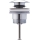 Duravit 50521000 - Нажимной слив для раковины PUSH-OPEN, Ø 6,3 см, глянцевый хром