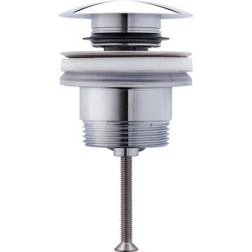 Duravit 50521000 - Злив для умивальника PUSH-OPEN, діам. 6,3 см, блискучий хром