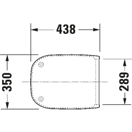 Duravit 67390099 - Сидіння для унітазу SoftClose D-CODE 35x43,8 см, біле