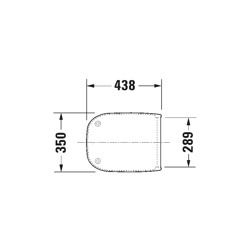 Duravit 67390099 - Сидіння для унітазу SoftClose D-CODE 35x43,8 см, біле