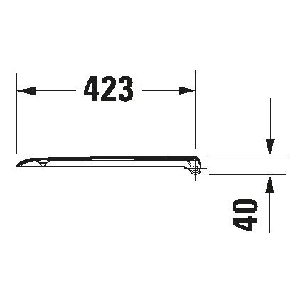 Duravit 67390099 - Сидіння для унітазу SoftClose D-CODE 35x43,8 см, біле