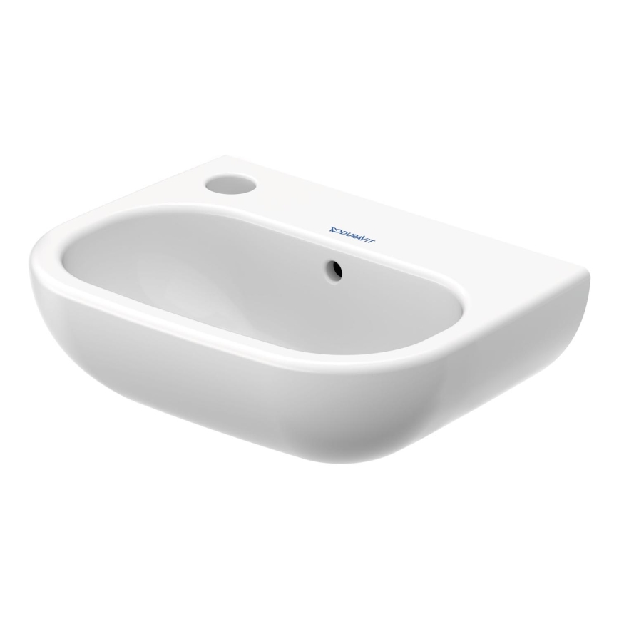 Duravit 7053600092 - Подвесной керамический умывальник D-CODE 36 x 27 см, глянцево-белый