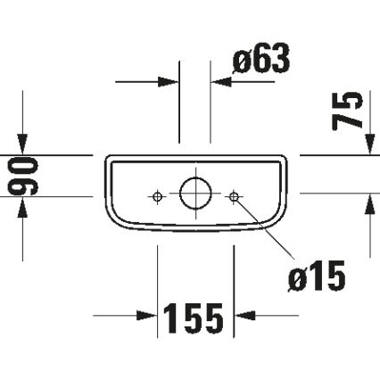 Duravit 927000004 - Смывной бачок для унитаза D-CODE 6/3 л керамика/белый