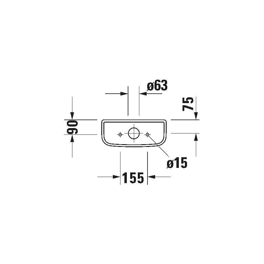Duravit 927000004 - Змивний бачок для унітазу D-CODE 6/3 л кераміка/біла