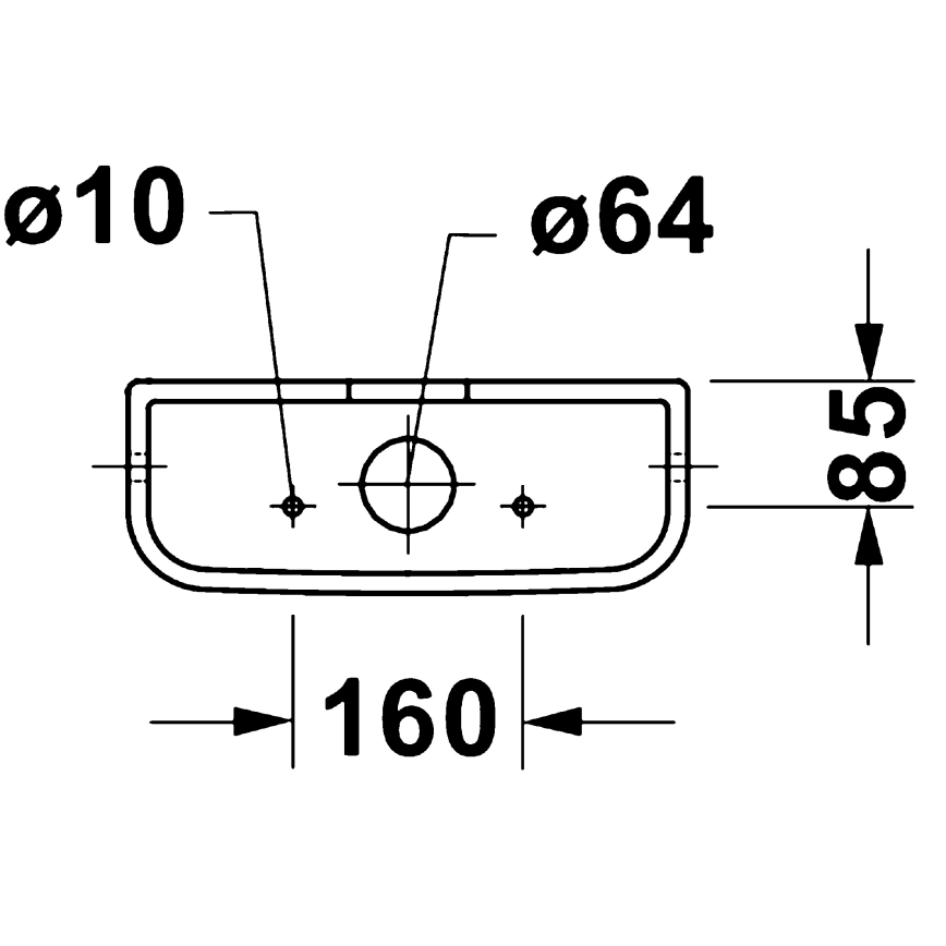 Duravit 9530000852 - Смывной бачок для унитаза D-CODE 4,5/3 л, керамика/белый
