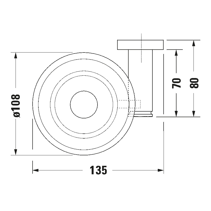 Duravit 99174600 - Настенная мыльница D-CODE левая матовая черная